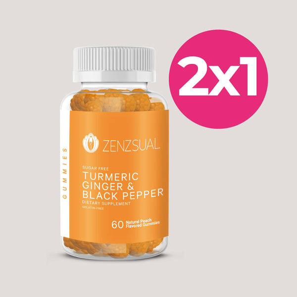 Turmeric, Ginger & Black Pepper Gummies - Sugar Free