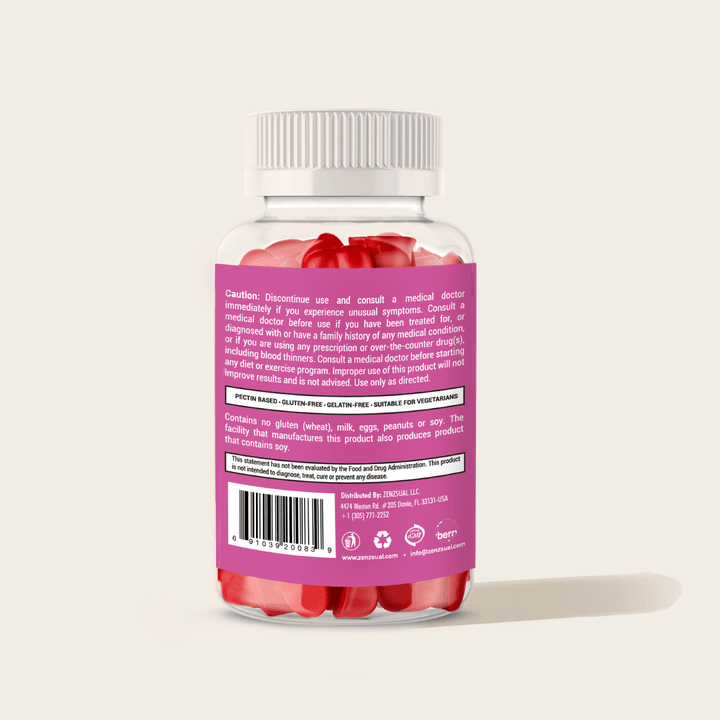 Hair, Skin & Nails Gummies - Sugar Free. - Zenzsual 