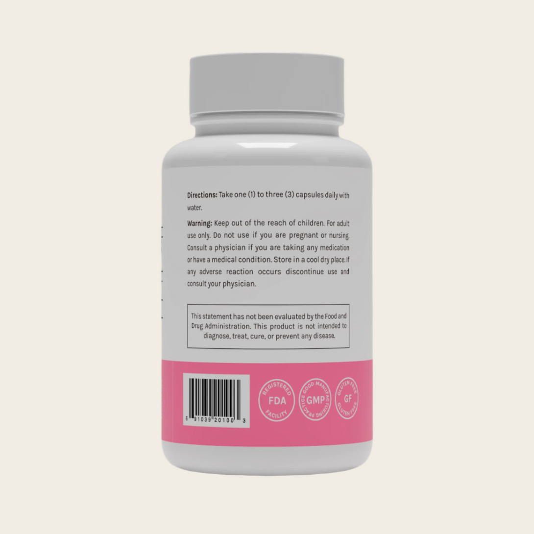 Menstrual Zen con Glicinato de Magnesio - Alivio Natural Para Síntomas Menstruales y PeriMenopausia - Zenzsual 