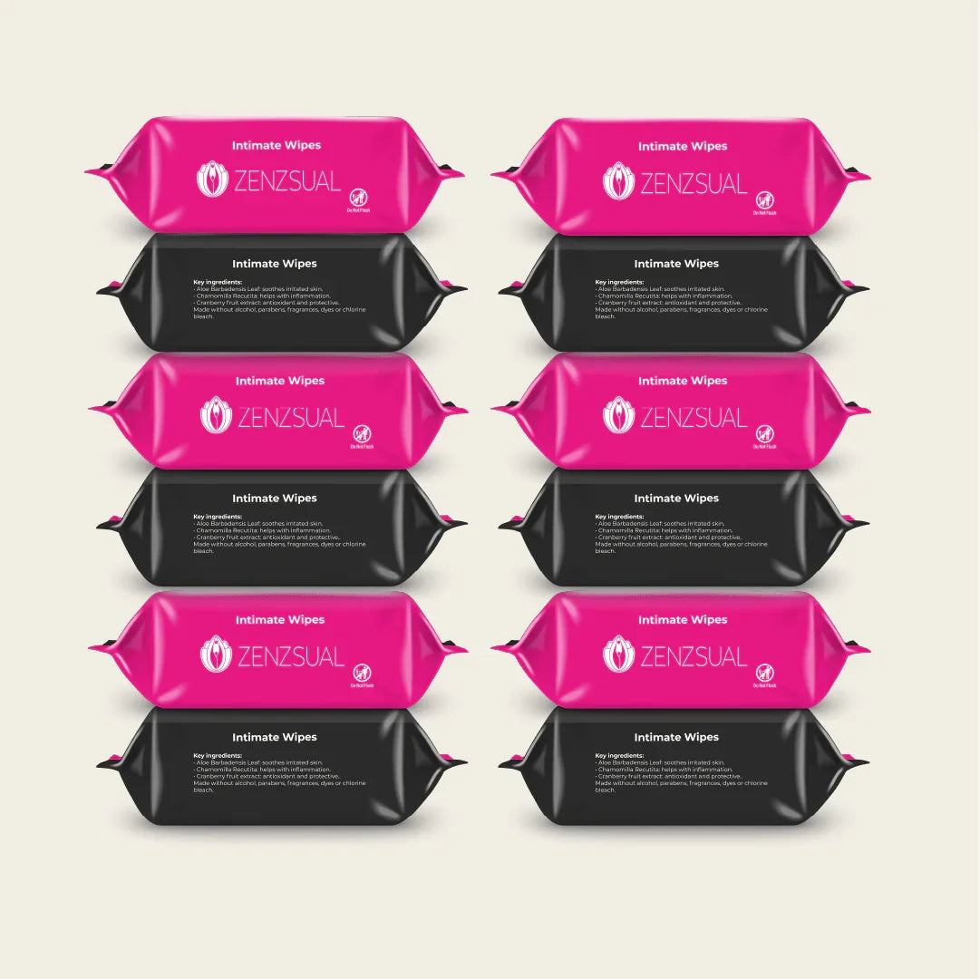 Paq. 12 x Toallitas Húmedas Zenzsual para Higiene Íntima - Zenzsual 