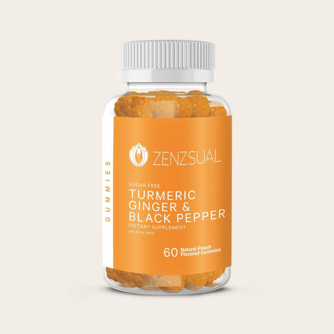 Turmeric, Ginger & Black Pepper Gummies - Sugar Free. - Zenzsual 